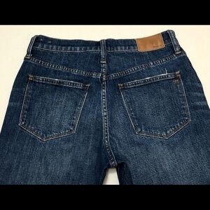 Madewell The High Rise Slim Boyjean Distressed Denim